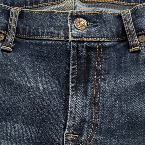 7 For All Mankind Dark Blue Roxanne Ankle Jeans 31 - Picture 6 of 10